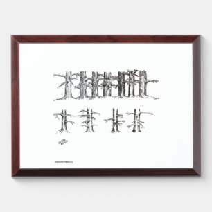 Seven vs Four Tree Art Award Plaque