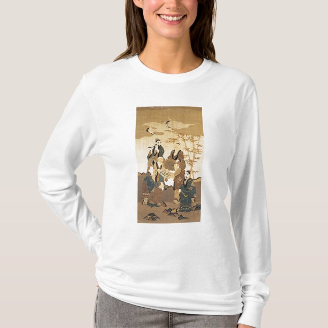 Seven wise men in the bamboo forest T-Shirt (Front)