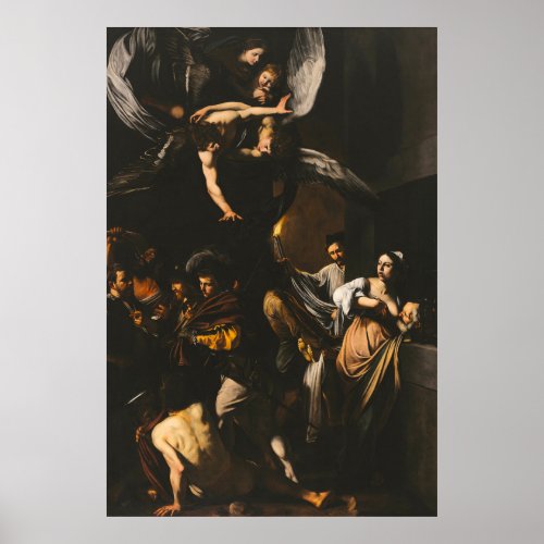 Seven Works of Mercy by Caravaggio _ Fine Art Poster
