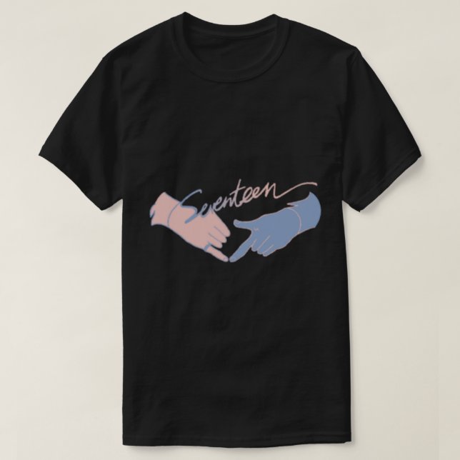 Seventeen - Hands Logo   T-Shirt (Design Front)
