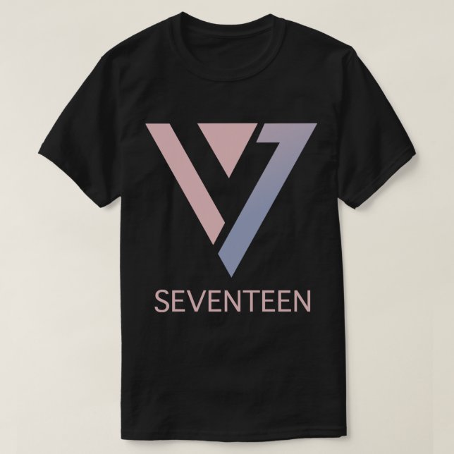 Seventeen KPOP SVT Carats Logo Design Classic T-Sh T-Shirt (Design Front)