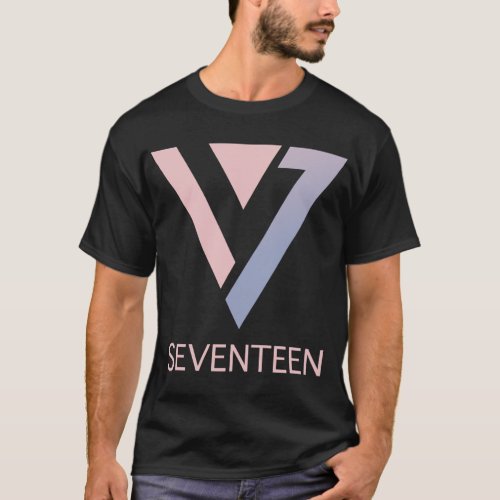 Seventeen KPOP SVT Carats Logo Design Classic T_Sh T_Shirt