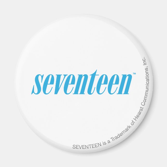Seventeen Logo-Aqua Magnet (Front)