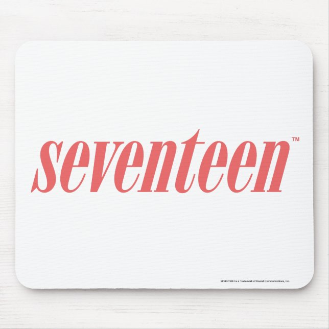 Seventeen Logo-LtPink Mouse Pad (Front)