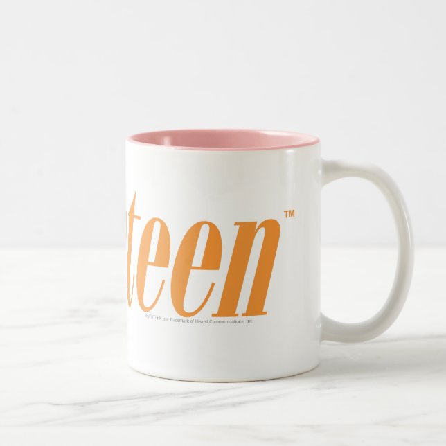 Seventeen Logo-Orange Two-Tone Coffee Mug (Right)