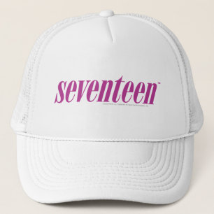 Seventeen Logo-Purple Trucker Hat