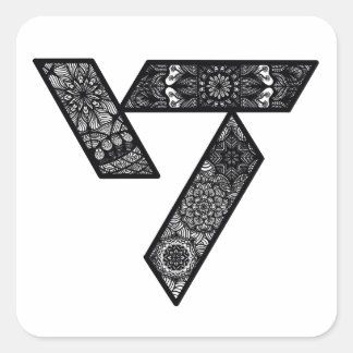 Seventeen logo stickers