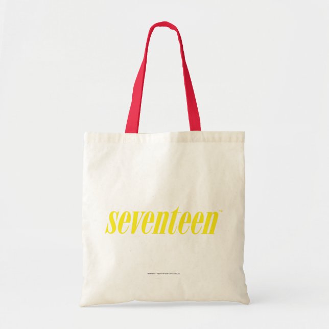 Seventeen Logo-Yellow Tote Bag (Front)