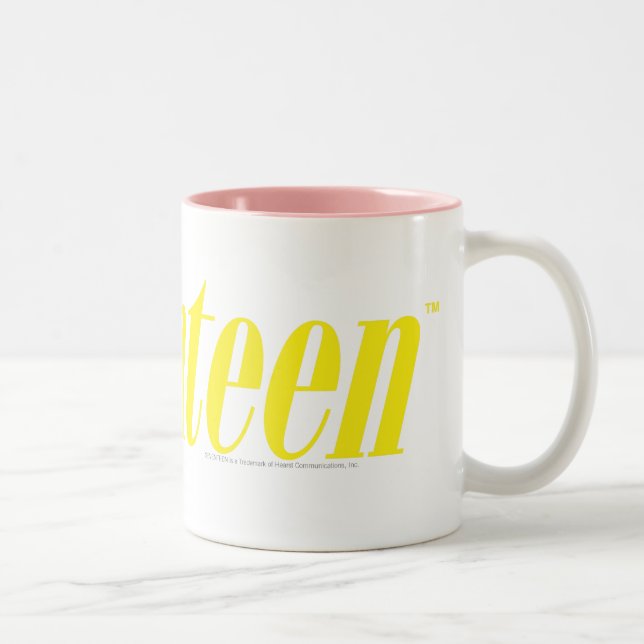 Seventeen Logo-Yellow Two-Tone Coffee Mug (Right)