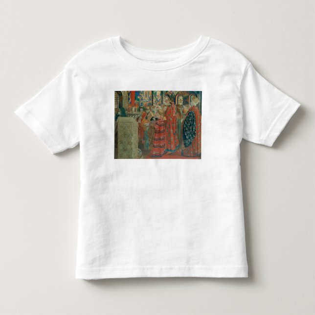 Seventeenth Century Russian Women at Church Toddler T-shirt (Front)