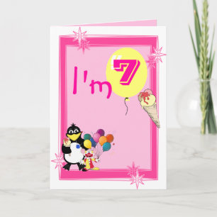 Seventh  Birthday Card