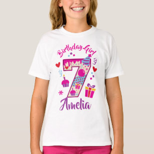 Seventh Birthday Sweet 7th T-Shirt