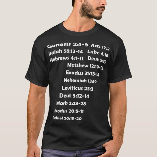 Seventh-day Adventist Sabbath SDA 7 T-Shirt (Front)