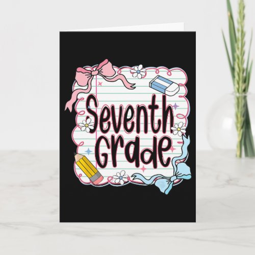 Seventh Grade Is Magical Unicorn Funny Ck To Schoo Card