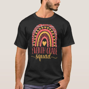 Seventh Grade Squad Team 7th Grade Teacher Back To T-Shirt