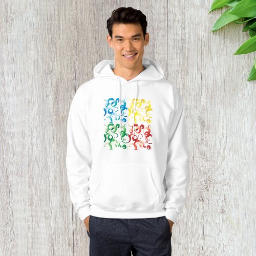 Seventies Colour And Shapes Mens Hoodie