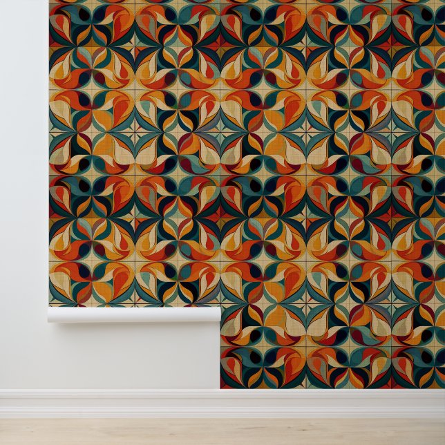 Seventies retro  pattern wallpaper  (Application)