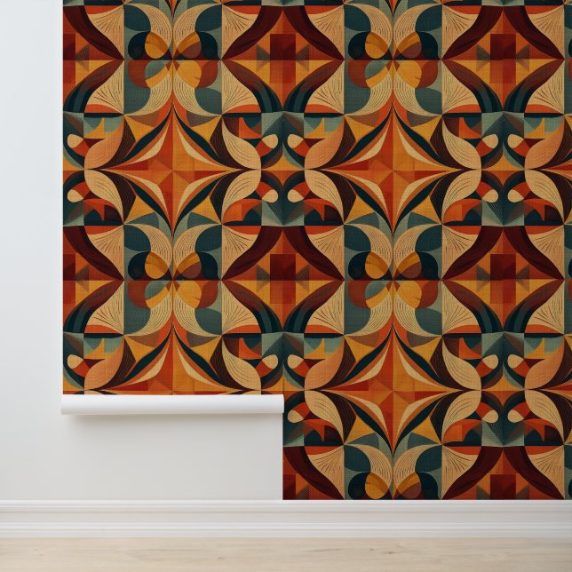 Seventies retro  pattern wallpaper  (Application)