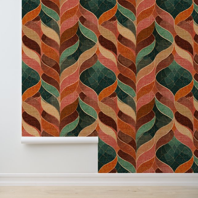 Seventies retro  pattern wallpaper  (Application)
