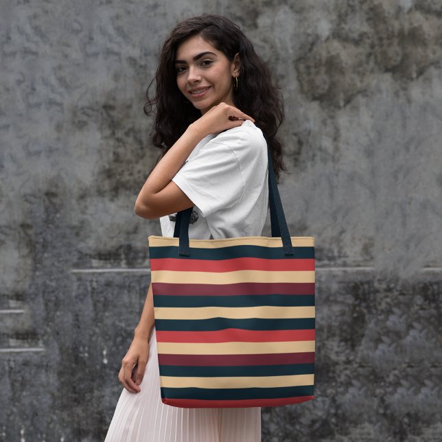 Seventies Stripes Tote Bag (Creator Uploaded)