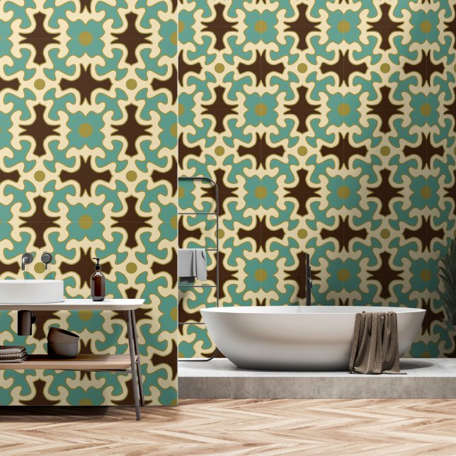 Seventies  wallpaper  (Bathroom)