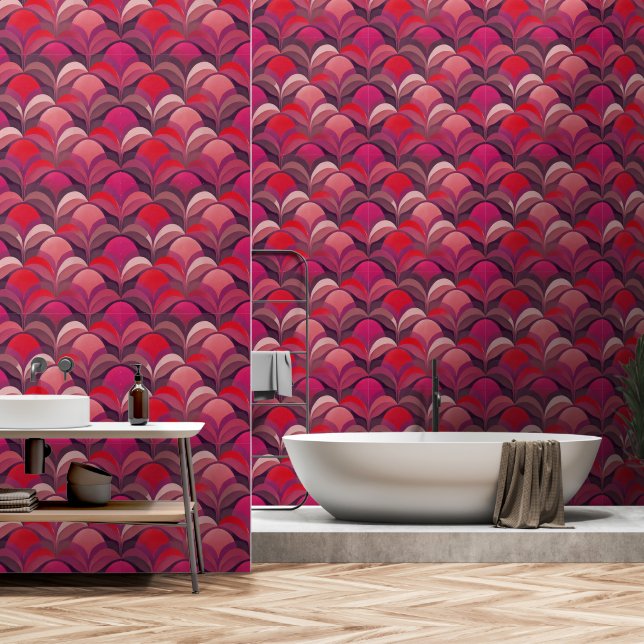 Seventies  wallpaper  (Bathroom)