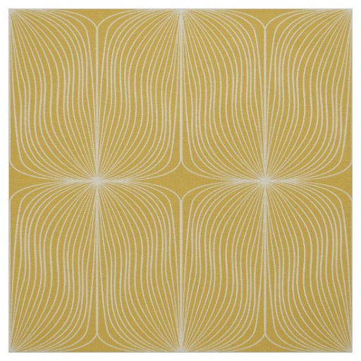Seventies yellow pattern fabric