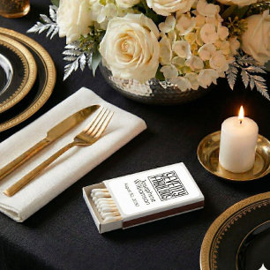 Seventy and Fabulous Name Date 70th Birthday Party Matchboxes