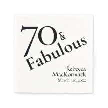 Seventy & Fabulous 70 Elegant 70th Birthday Party