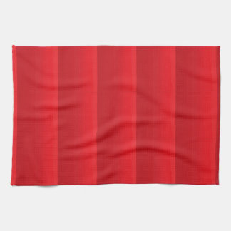 Several bands red kitchen towel