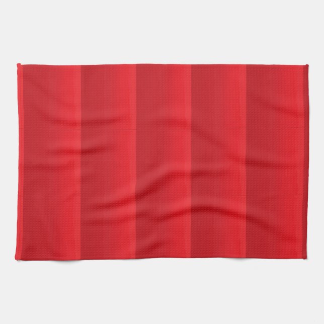 Several bands red kitchen towel (Horizontal)