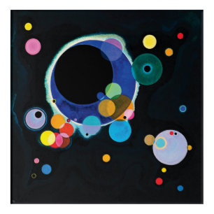 Several Circles by Wassily Kandinsky Acrylic Print