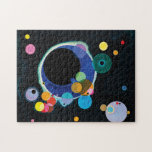 Several Circles by Wassily Kandinsky Jigsaw Puzzle<br><div class="desc">Please visit my store for more interesting design and more color choice =>  zazzle.com/colorfulworld*</div>