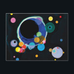 Several Circles by Wassily Kandinsky Postcard<br><div class="desc">Several Circles by Wassily Kandinsky.
Please visit my store for more interesting design and more color choice.
=> zazzle.com/colorfulworld*</div>