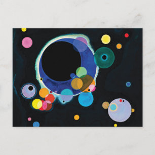 Several Circles by Wassily Kandinsky Postcard