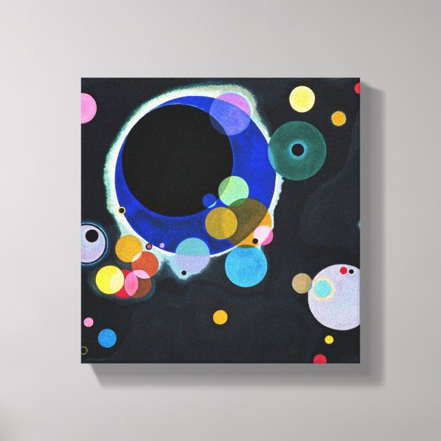 Several Circles Canvas Print (Front)