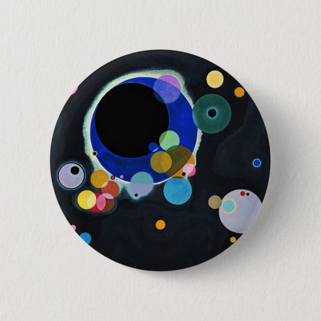 Several Circles Pinback Button (Front)