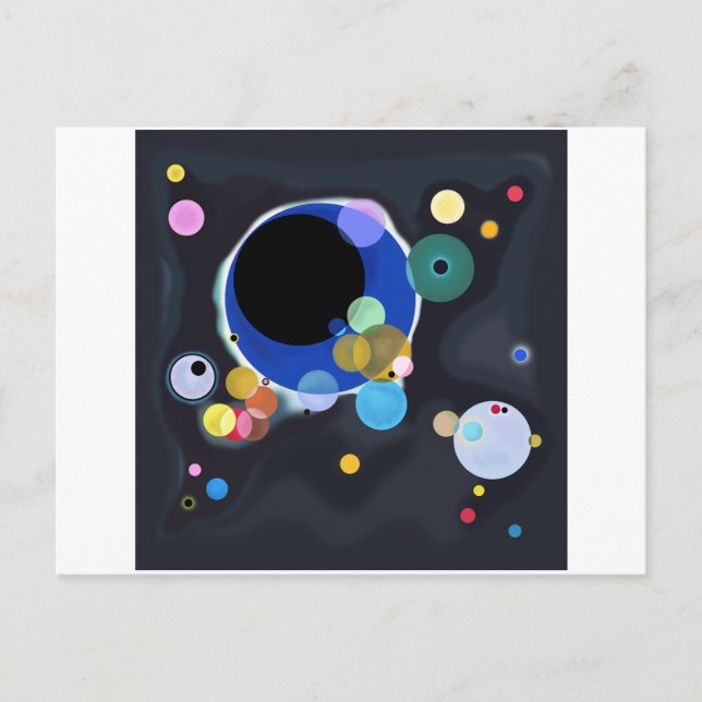 Several Circles, Vassily Kandinsky in digital Postcard (Front)
