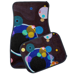 Several Circles, Wassily Kandinsky Car Floor Mat
