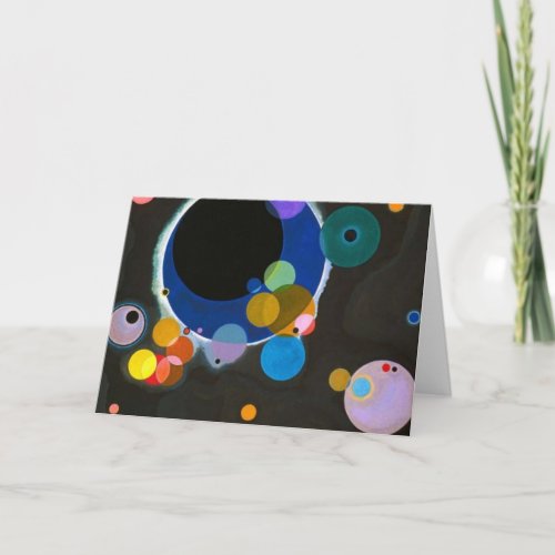 Several Circles Wassily Kandinsky Card