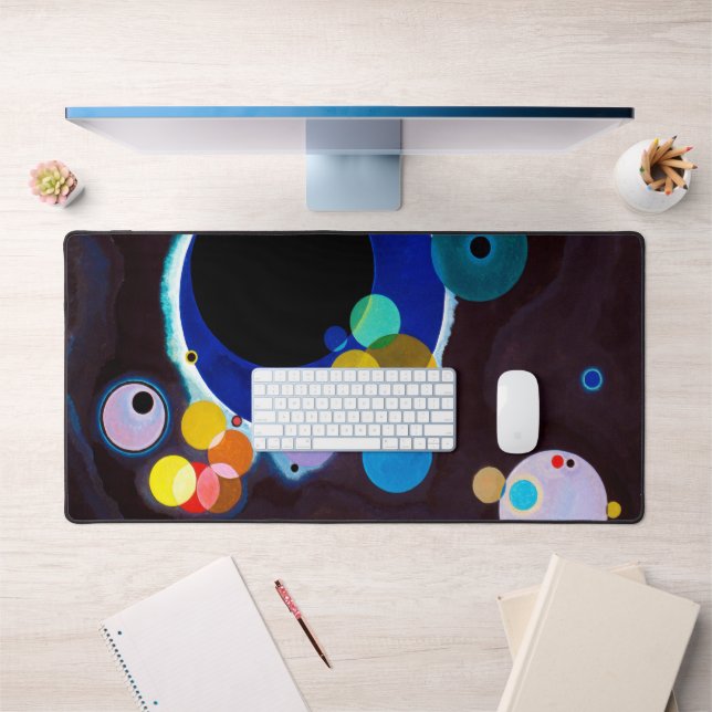 Several Circles, Wassily Kandinsky Desk Mat (Office 1)
