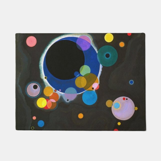 Several Circles Wassily Kandinsky Doormat (Front)