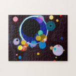 Several Circles, Wassily Kandinsky Jigsaw Puzzle<br><div class="desc">Wassily Wassilyevich Kandinsky (16 December 1866 – 13 December 1944) was a Russian painter and art theorist. Kandinsky is generally credited as the pioneer of abstract art. Born in Moscow, Kandinsky spent his childhood in Odessa (today Ukraine), where he graduated at Grekov Odessa Art school. He enrolled at the University...</div>