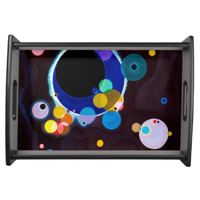 Several Circles, Wassily Kandinsky Serving Tray (Front)