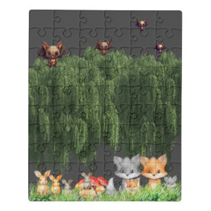 several different animals family Puzzle