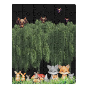 several different animals family Puzzle