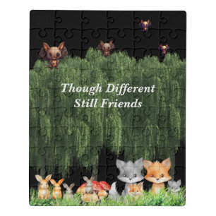 several different animals family Puzzle