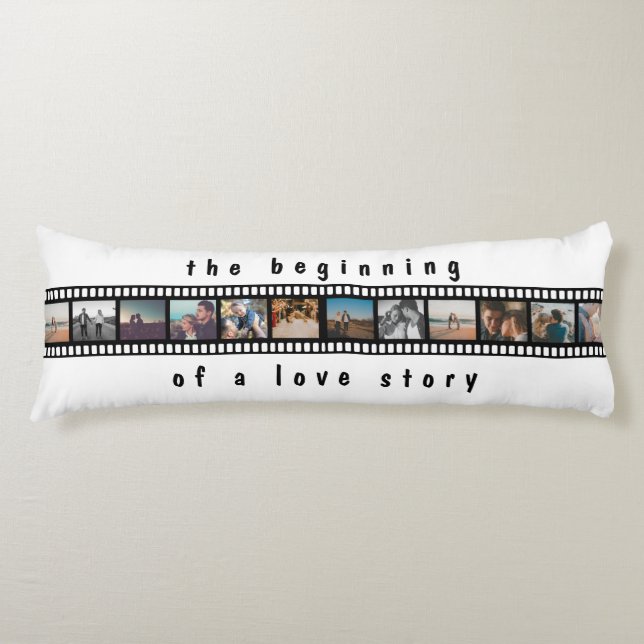 Several Photos Collage Inspirational Family Body Pillow (Front)