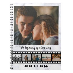 Several Photos Collage Inspirational Newly Weds  N Notebook