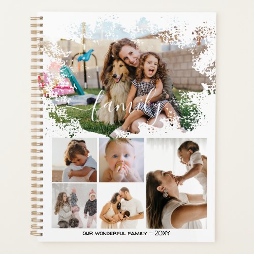 Several Photos Collage Simple Frame Family Daily Planner